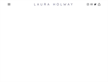 Tablet Screenshot of lauraholway.com